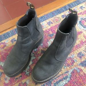 ROMETTY WYOMING LEATHER PLATFORM CHELSEA BOOTS sz 9 / eu 41